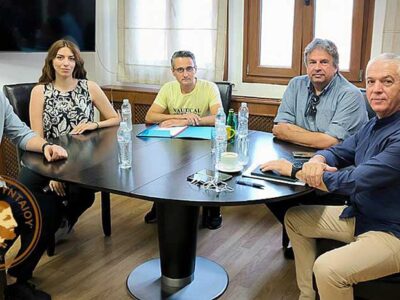 Συνάντηση του Δημάρχου Αμυνταίου Ιωάννη Λιάση, με εκπροσώπους της Ένωσης Ξενοδόχων Π.Ε. Φλώρινας