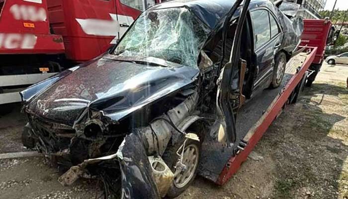 Σοβαρό τροχαίο με τραυματισμό και εγκλωβισμό οδηγού στην επαρχιακή οδό Αμυνταίου – Καστοριάς