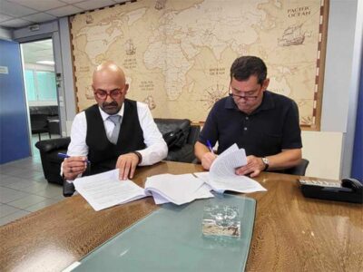 Υπογραφή προγραμματικής σύμβασης για την εκπόνηση της μελέτης αποχέτευσης και επεξεργασίας λυμάτων στους οικισμούς Ψαράδων και Πύλης του Δήμου Πρεσπών