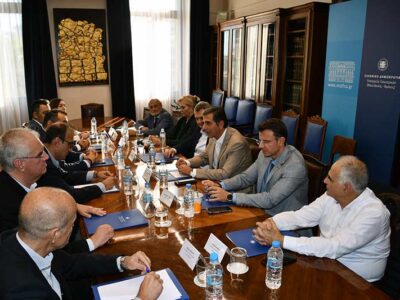 Ενημερωτική συνάντηση του ΥΜΑΘ Κωνσταντίνου Π Γκιουλέκα με τους Διοικητές της 3ης και 4ης ΥΠΕ και των Νοσοκομείων της Θεσσαλονίκης