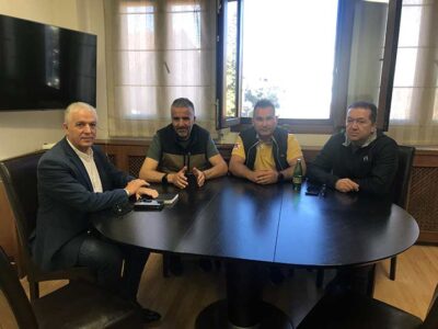 Επίσκεψη της Ένωσης Αστυνομικών Υπαλλήλων Φλώρινας, στον Δήμαρχο Αμυνταίου Ιωάννη Λιάση