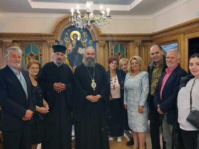 Επίσκεψη του Συλλόγου Γυναικών Ιτέας στον Σεβασμιώτατο Μητροπολίτη Φλωρίνης