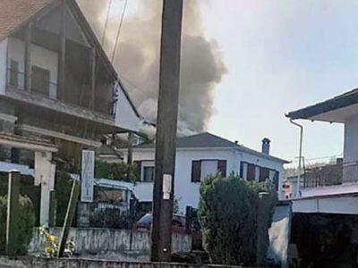 Φωτιά σε σπίτι στο Δισπηλιό Καστοριάς