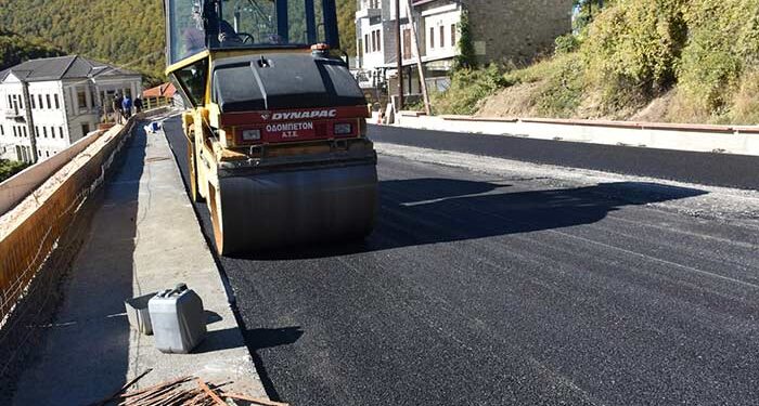 Ολοκληρώθηκε το έργο της αποκατάστασης σε τμήμα του Εθνικού Οδικού Δικτύου εντός του οικισμού του Πισοδερίου στην Πρέσπα