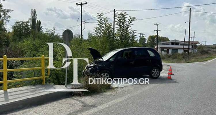 Καστοριά: Αυτοκίνητο συγκρούστηκε με νταλίκα και κατέληξε σε χαντάκι