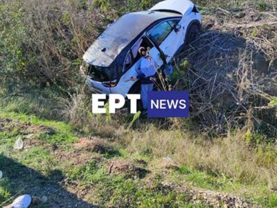Πτολεμαΐδα: Τροχαίο με ανατροπή δύο οχημάτων στον κάθετο άξονα της Εγνατίας Οδού Κοζάνης – Φλώρινας