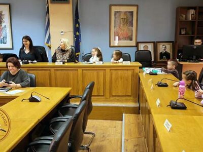 Προσομοίωση Δημοτικού Συμβουλίου για τους μαθητές του 2ου Νηπιαγωγείου Αμυνταίου