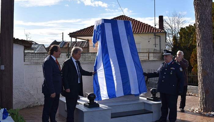 Αποκαλυπτήρια μνημείου εις μνήμην αρχιφύλακα Ηλία Κωστένη