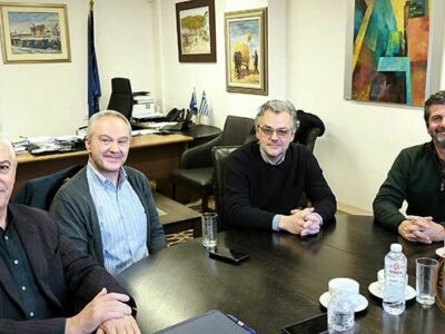 Συνάντηση του Δημάρχου Αμυνταίου με εκπροσώπους του τμήματος Γεωπονίας, του Πανεπιστημίου Δυτικής Μακεδονίας