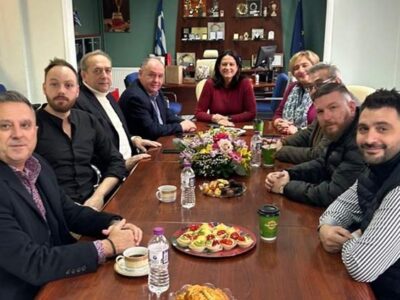 Επίσκεψη της Υπουργού Εργασίας κας Νίκης Κεραμέως στο Επιμελητήριο Φλώρινας