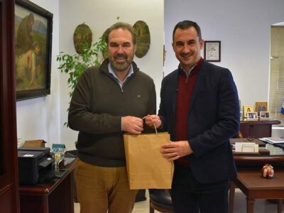 Συνάντηση του Δημάρχου Φλώρινας Β. Γιαννάκη με τον Πρόεδρο της Νέας Αριστεράς Αλ. Χαρίτση