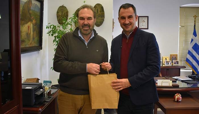 Συνάντηση του Δημάρχου Φλώρινας Β. Γιαννάκη με τον Πρόεδρο της Νέας Αριστεράς Αλ. Χαρίτση