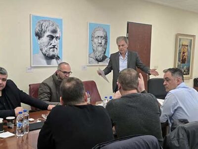 Συνάντηση για τον οδικό άξονα που συνδέει την Ακρινή με τις όμορες Κοινότητες και την Εθνική Οδό Κοζάνης-Θεσσαλονίκης