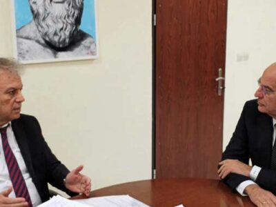 Με τον Υπουργό Εθνικής Άμυνας Νίκο Δένδια συναντήθηκε ο Περιφερειάρχης Δ. Μακεδονίας