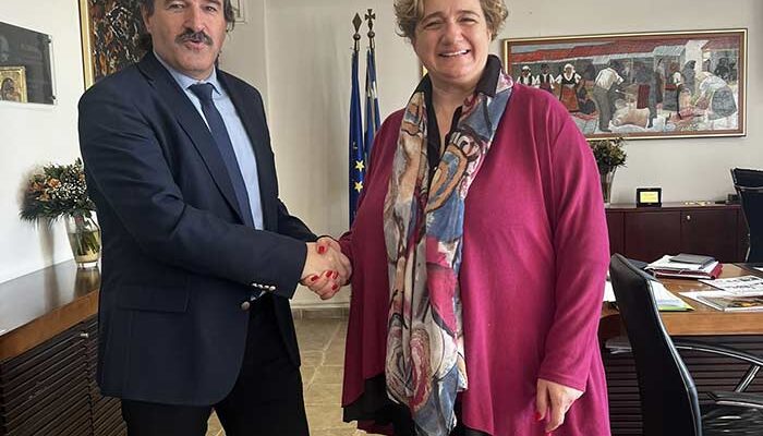 Επίσκεψη της Προέδρου του Επιμελητηρίου Φλώρινας, κ. Βαλίνας Ρόζα, στον Αντιπεριφερειάρχη Π.Ε. Φλώρινας