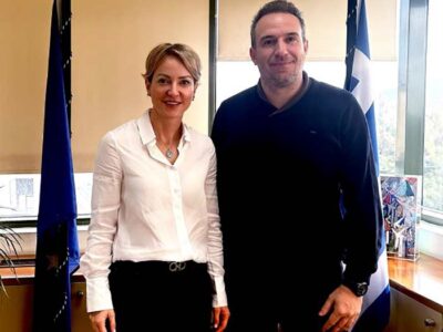 Συνάντηση του Προέδρου του Εμπορικού Συλλόγου Γρεβενών με την Υφυπουργό Περιβάλλοντος και Ενέργειας