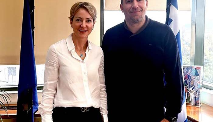 Συνάντηση του Προέδρου του Εμπορικού Συλλόγου Γρεβενών με την Υφυπουργό Περιβάλλοντος και Ενέργειας