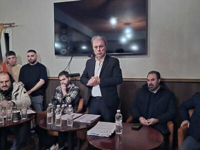 Γεώργιος Αμανατίδης - Ενημερωτικη συνάντηση στην Αχλάδα της Φλώρινας με τους κατοίκους του χωριού