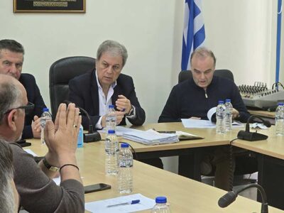 Ο Περιφερειάρχης Γιώργος Αμανατίδης με τους εκπροσώπους των Δασικών Συνεταιρισμών