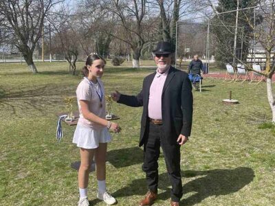 3η θέση για την αθλήτρια του Ομίλου Αντισφαίρισης Πτολεμαΐδας Αναστασία Βρυζίδου