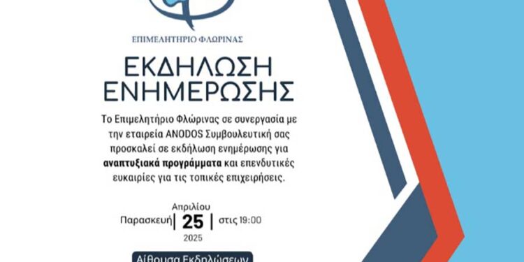 Αναπτυξιακά Προγράμματα και Επενδυτικές Ευκαιρίες για τις Τοπικές Επιχειρήσεις