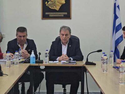 Συνάντηση του Περιφερειάρχη με αγρότες και εκπροσώπους του ΕΛΓΑ