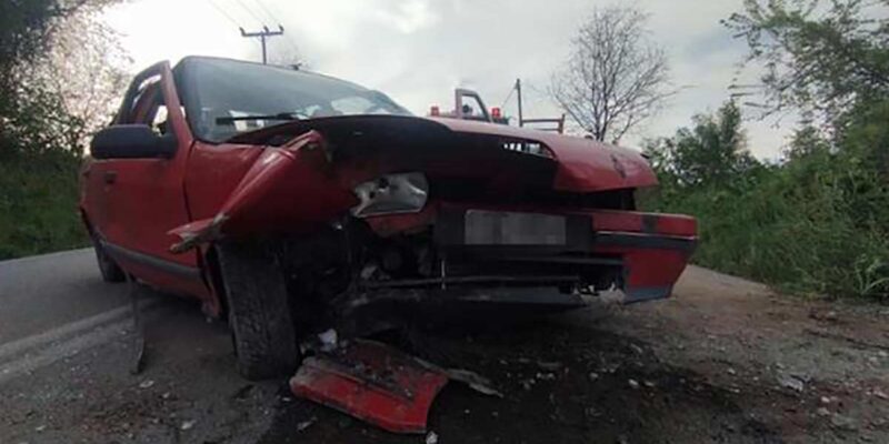 Εκτροπή οχήματος στη Λευκόβρυση Κοζάνης 1 Εκτροπή οχήματος στη Λευκόβρυση Κοζάνης