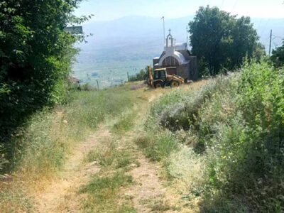 Ολοκληρώθηκαν οι εργασίες βελτίωσης βατότητας και συντήρησης του δημοτικού δασικού οδικού δικτύου του λόφου Αγίου Παντελεήμονα