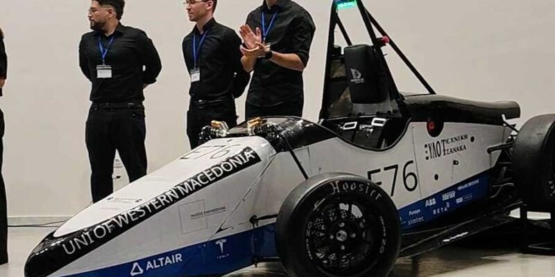 Perseus Racing Team: Ντεμπούτο για το νέο ηλεκτρικό μονοθέσιο του Πανεπιστημίου Δυτικής Μακεδονίας