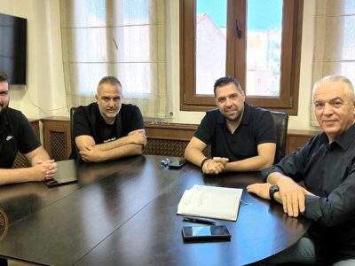 Επίσκεψη του νέου Διοικητικού Συμβουλίου της ΕΠΣ Φλώρινας, στον Δήμαρχο Αμυνταίου