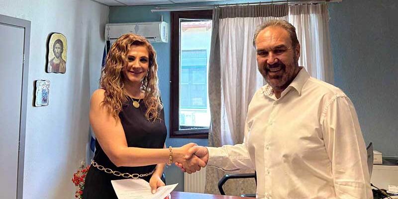 Εθιμοτυπική επίσκεψη του Δημάρχου Φλώρινας στη νέα Διοικήτρια του Νοσοκομείου Φλώρινας