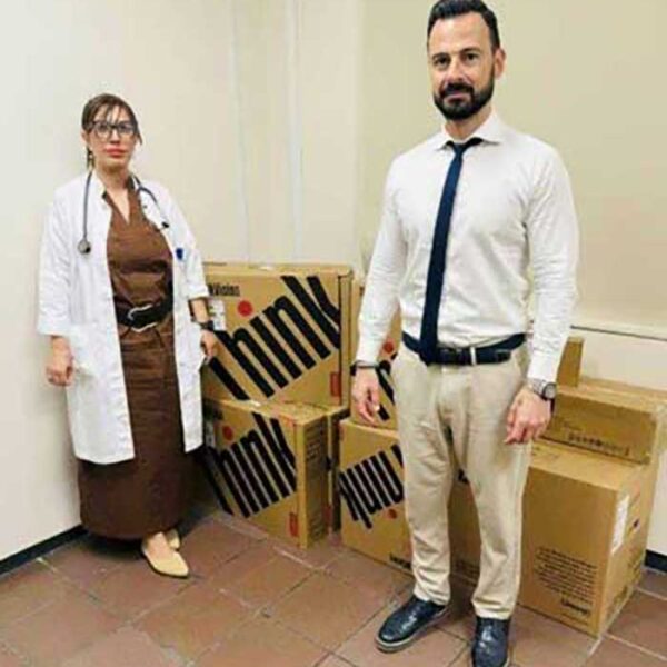 Ευχαριστήριο για τη δωρεά υπερσύγχρονου μηχανογραφικού εξοπλισμού στο Νεφρολογικό Τμήμα