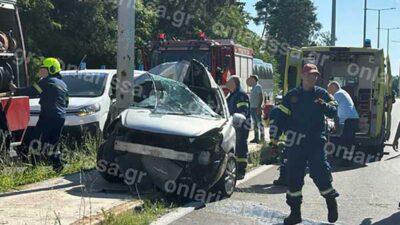 Έφυγε από τη ζωή 23χρονη από την Κοζάνη σε τροχαίο στην Ε.Ο. Τρικάλων – Λάρισας