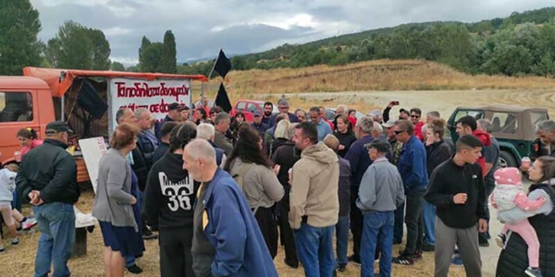 Αχλάδα Φλώρινας: Μαχητική κινητοποίηση των κατοίκων