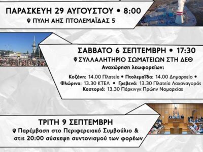 Συντονισμός φορέων & σωματείων ενάντια στην καύση απορριμμάτων