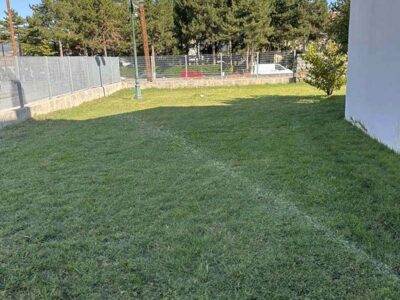 Αναδιάρθρωση πρασίνου και τοποθέτηση αυτόματων ποτισμάτων στο Αμύνταιο