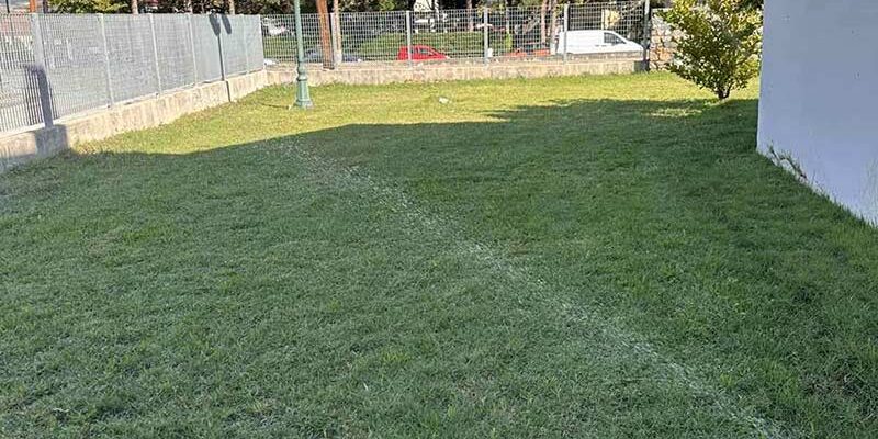 Αναδιάρθρωση πρασίνου και τοποθέτηση αυτόματων ποτισμάτων στο Αμύνταιο