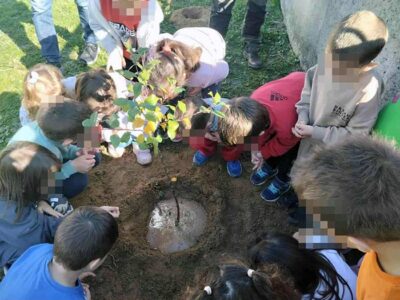 Δήμος Φλώρινας: Φύτευση οπωροφόρων δενδρυλλίων στο 8ο Νηπιαγωγείο