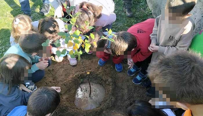 Δήμος Φλώρινας: Φύτευση οπωροφόρων δενδρυλλίων στο 8ο Νηπιαγωγείο