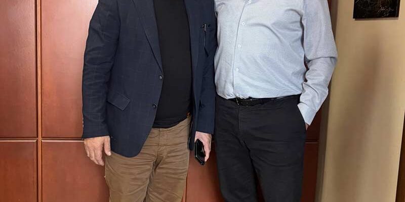 Συνάντηση του Αντιπεριφερειάρχη Φλώρινας Αθανάσιου Τάσκα με Αντιπεριφερειάρχη Αγροτικής Ανάπτυξης Π.Δ.Μ. Πασχάλη Χαρούμενο
