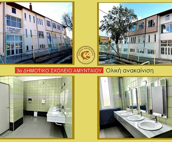 Παρεμβάσεις αναβάθμισης στις σχολικές μονάδες του Δήμου Αμυνταίου