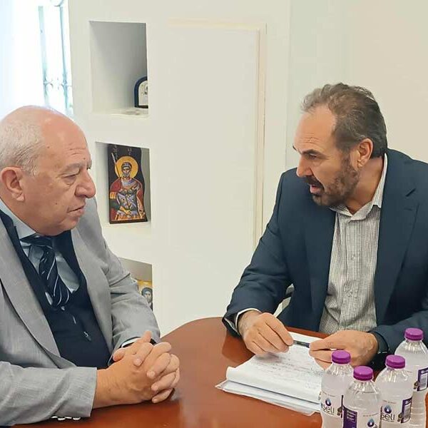 Συνάντηση με τον Διοικητή και στελέχη της Ειδικής Υπηρεσίας Δίκαιης Αναπτυξιακής Μετάβασης του Δημάρχου Φλώρινας