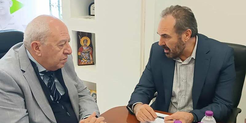 Συνάντηση με τον Διοικητή και στελέχη της Ειδικής Υπηρεσίας Δίκαιης Αναπτυξιακής Μετάβασης του Δημάρχου Φλώρινας