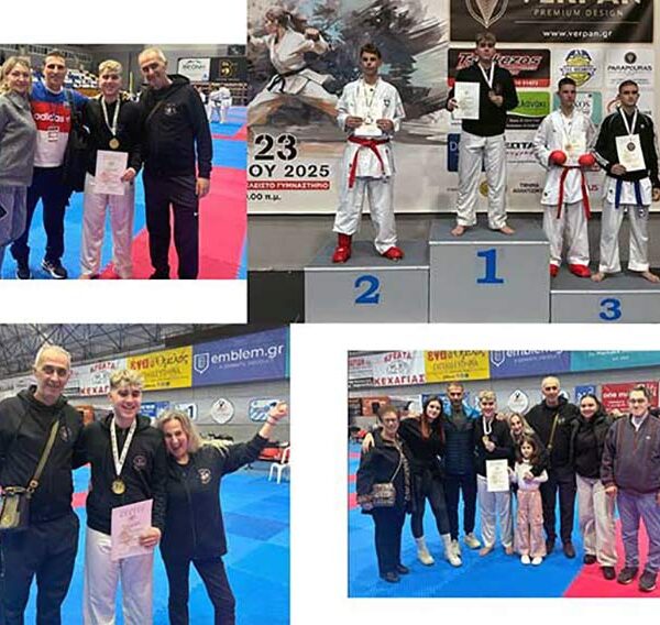 Ο Παναγιώτης Λαζαρίδης από την Πτολεμαΐδα πρωταθλητής Ελλάδας στο Καράτε