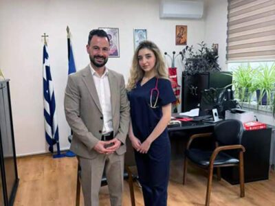 H νέα ειδικευόμενη Γενικής Ιατρικής, Οικογενειακής Ιατρικής στο Μποδοσάκειο Νοσοκομείο Πτολεμαΐδας