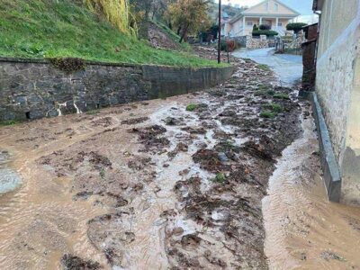 Τοπικές πλημμύρες και κατολισθήσεις από τις ισχυρές βροχοπτώσεις στον Δήμο Φλώρινας