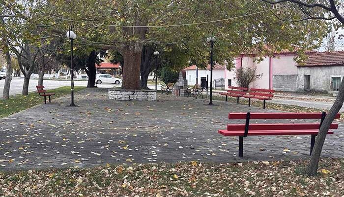 Συντήρηση παγκακίων & καθαρισμός Δημοτικών οικοπέδων σε όλη την επικράτεια του Δήμου Αμυνταίου