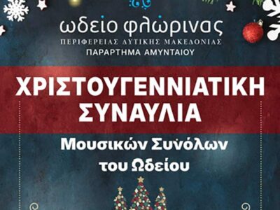 Χριστουγεννιάτικη Συναυλία Παραρτήματος Αμυνταίου
