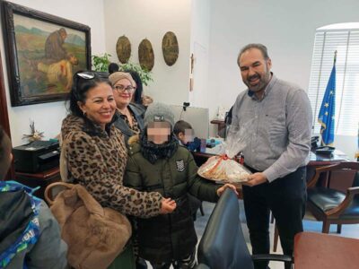 Επίσκεψη του Ειδικού Δημοτικού Σχολείου στον Δήμαρχο Φλώρινας