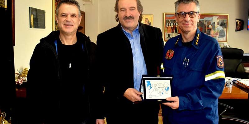 Εθιμοτυπική συνάντηση του Αντιπεριφερειάρχη Φλώρινας, με τον νέο Διοικητή Πυροσβεστικών Υπηρεσιών Π.Ε. Φλώρινας
